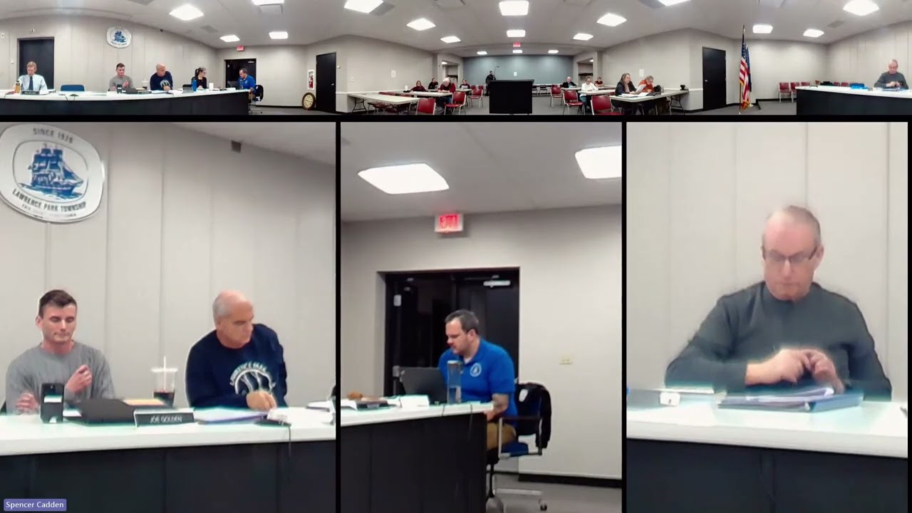 Lawrence Park Township Board of Commissioners Meeting - January 5, 2026