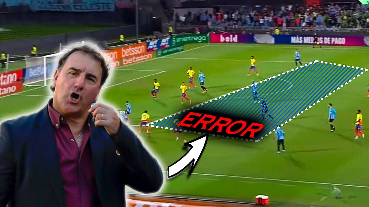 🟡🔵🔴 COLOMBIA tiene un ERROR TACTICO  ⚪🔵 URUGUAY 3 COLOMBIA 2 Analisis tactico