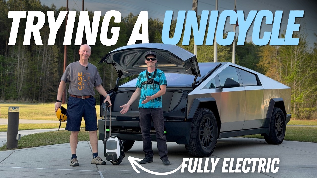 I Ride An Electric Unicycle For The First Time &ndash; Way Harder Than Expected!