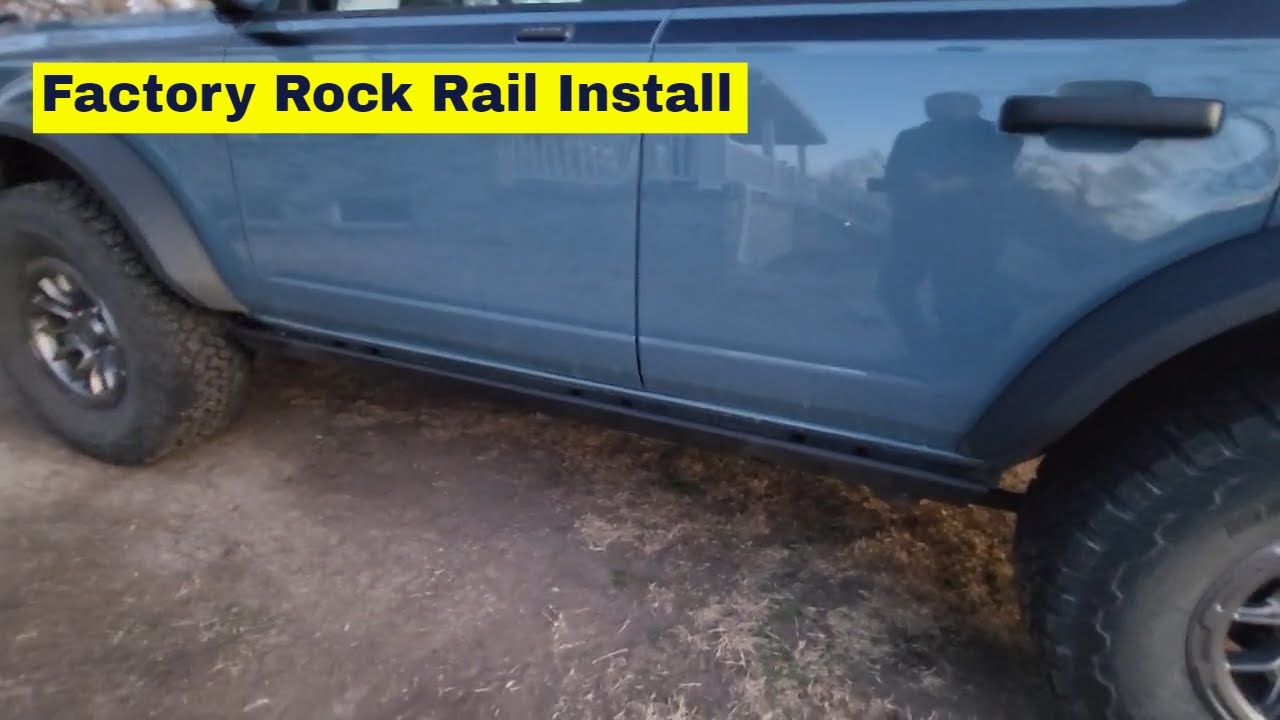 Ford Bronco Build: OEM Rock Rail Install
