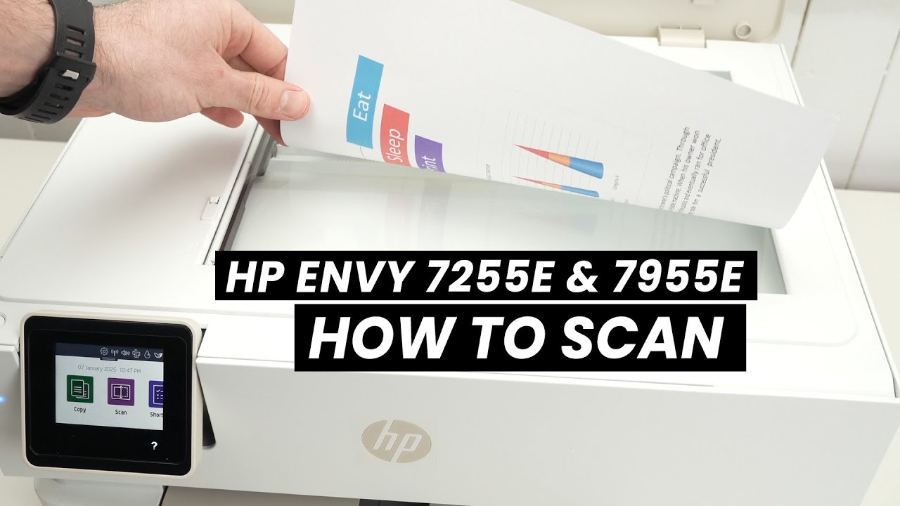 How to Scan With the HP ENVY Inspire 7255e & 7955e Printer