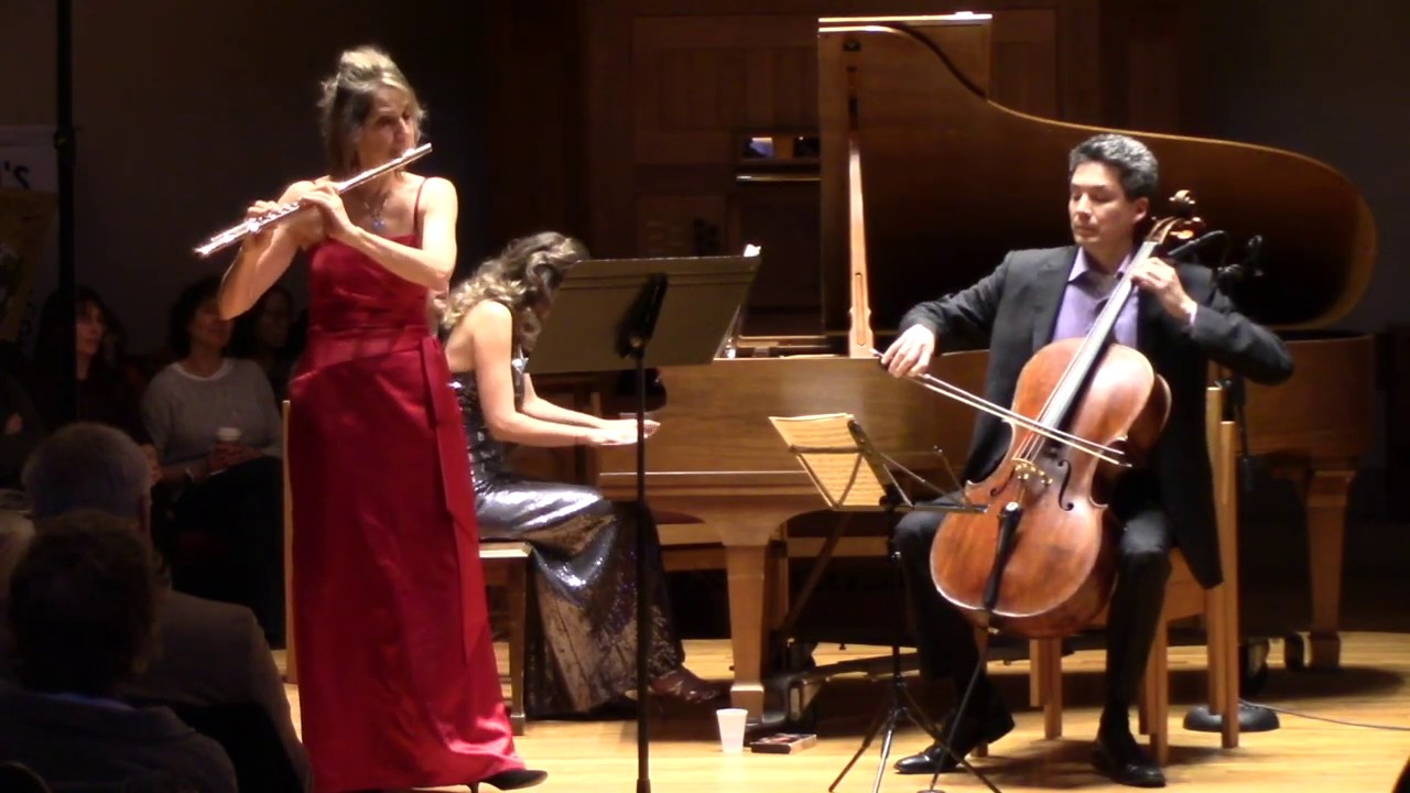 Clara Schumann Piano Trio in G Minor, Op. 17, for violin, cello, & piano, arr. for flute