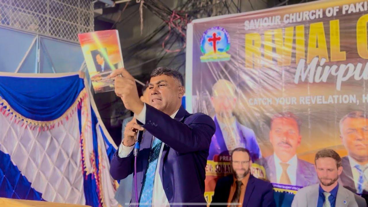 Introduction and distribution of Message by B. Patrus Y at Pak - Mirpur Khas Revival Convention 2026