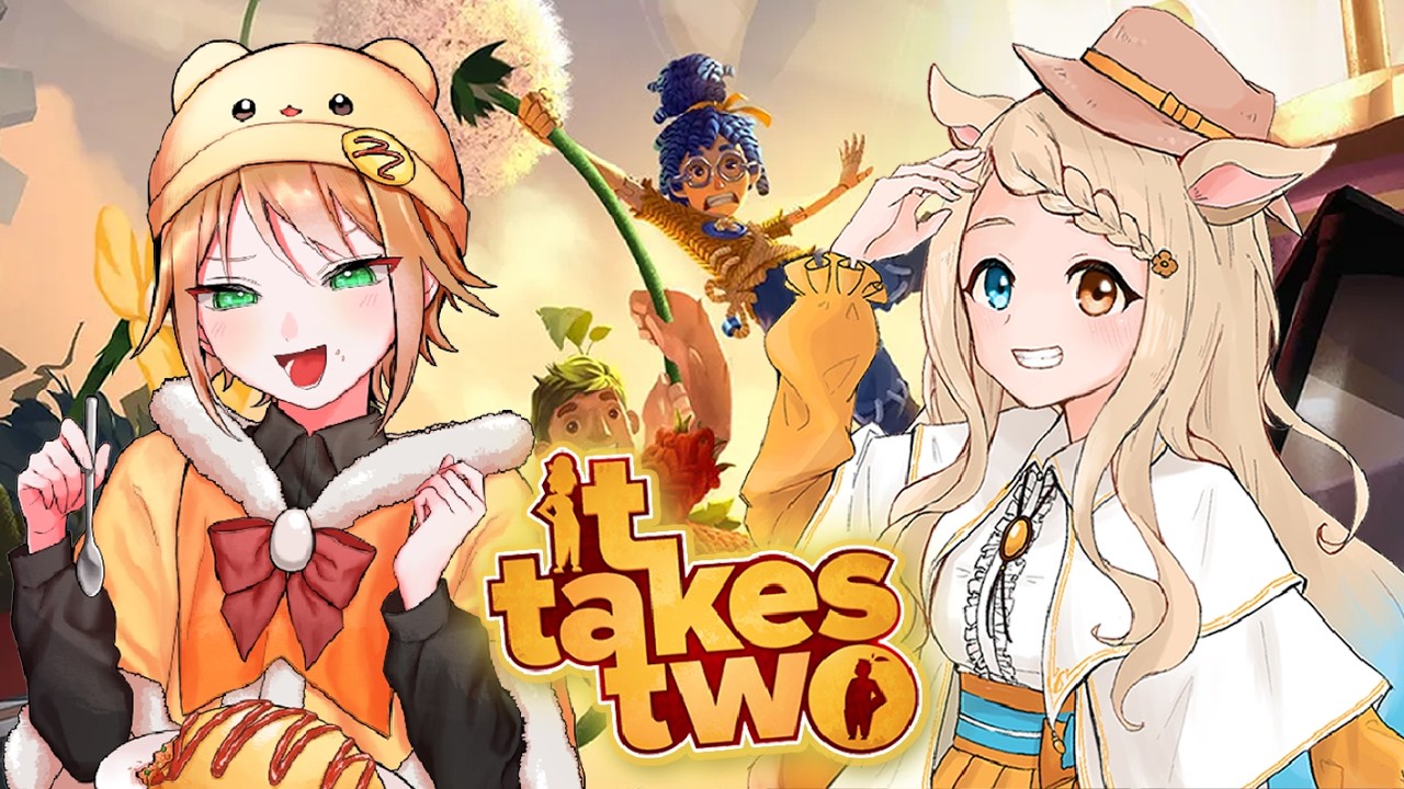 【It Takes Two】へきち隊の協力プレイをみせてやるとぅー！/ｗ卵米なぎ【琵弦瑪ぽわ/#新人Vtuber 】