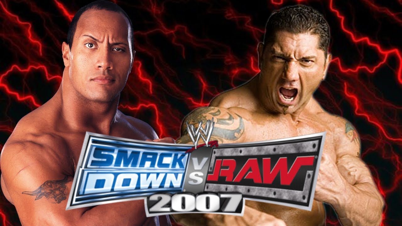 The Rock vs. Batista - WWE SmackDown vs. Raw 2007 - Xbox 360