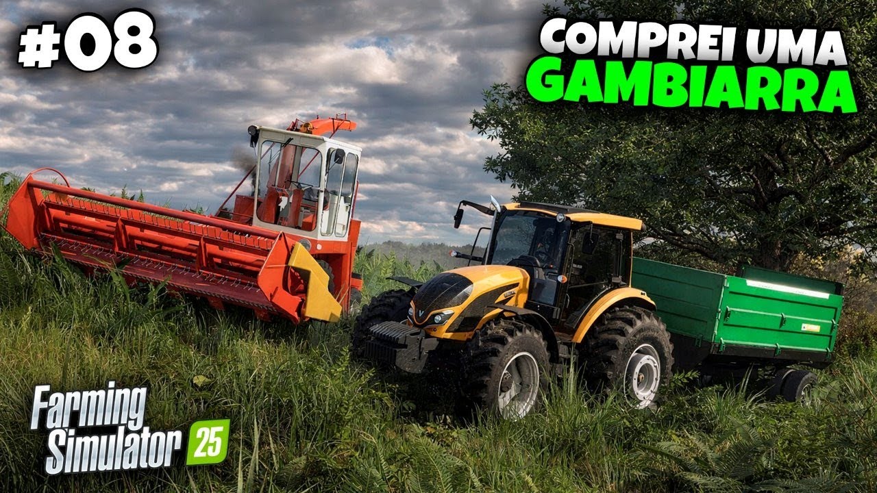 INICIAMOS A PRIMEIRA PRODUÇÃO DE SILAGEM NA FAZENDA PITANGUEIRA | FARMING SIMULATOR 25 #08