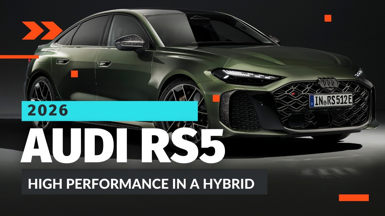 Audi RS 5 Goes Hybrid: 639 HP, Drift Mode & 84 km Electric Range | First Look Review