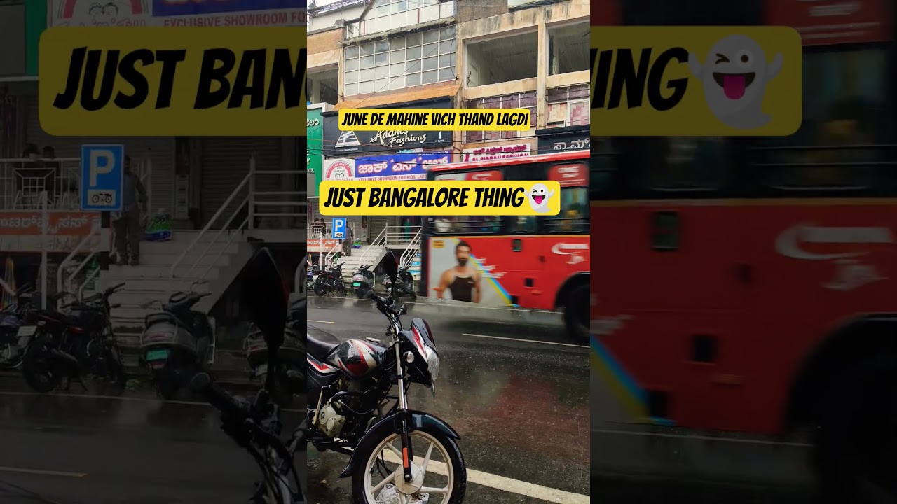 Btw it's 22&deg;C 🌧️🥰in Bangalore wats the temperature in ur city comment👇#rain #weather