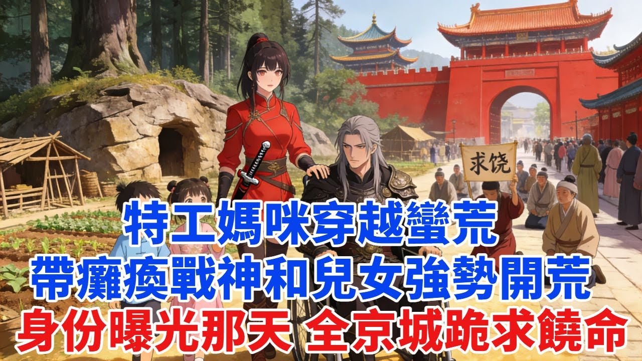 特工媽咪穿越蠻荒，帶癱瘓戰神和兒女強勢開荒，身份曝光那天全京城跪求饒命！#穿越#爽文#古言#完結#大女主#情感#原創