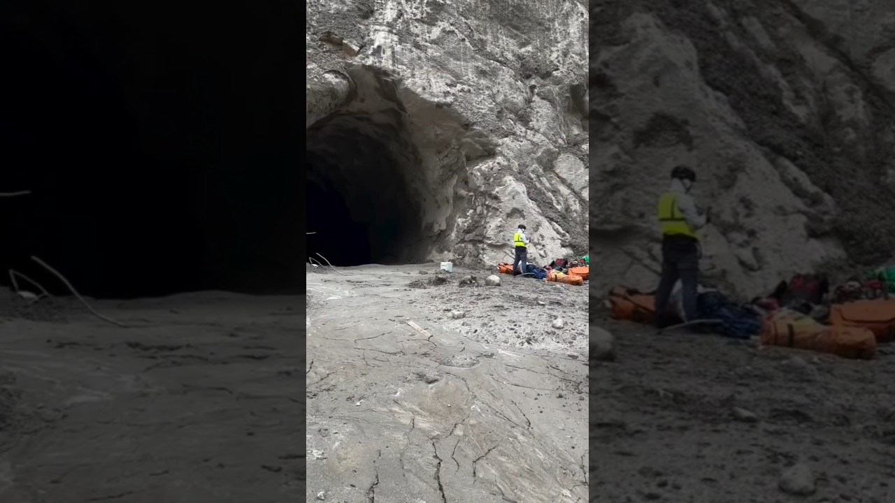 Tunnel rescue after huge flood 🛟 ❗❗ #flood #flooding #sadmusic