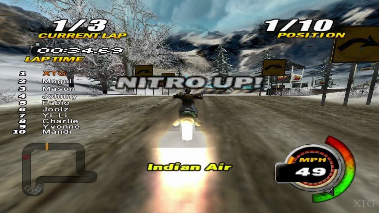 Nitrobike PS2 Gameplay HD (PCSX2)