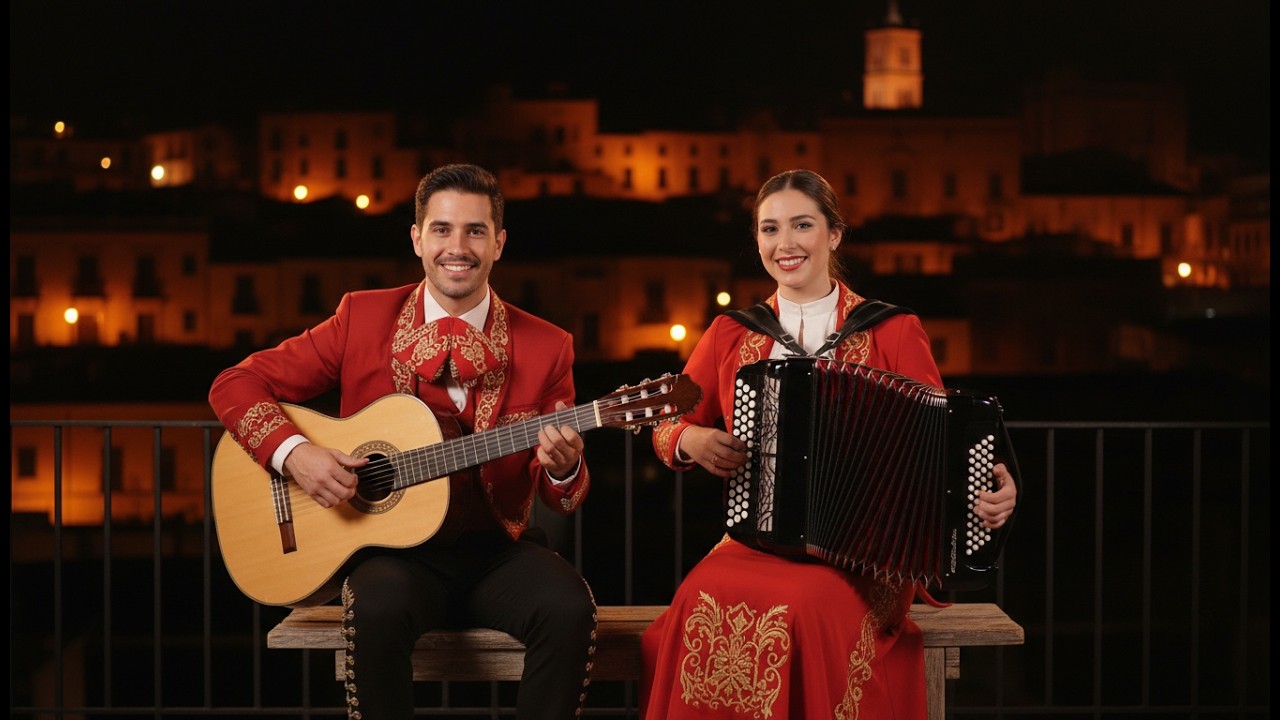 Romántico Mariachi de México: Cuerdas y Fuelle para Viejos Tiempos | Guitarra y Acordeón