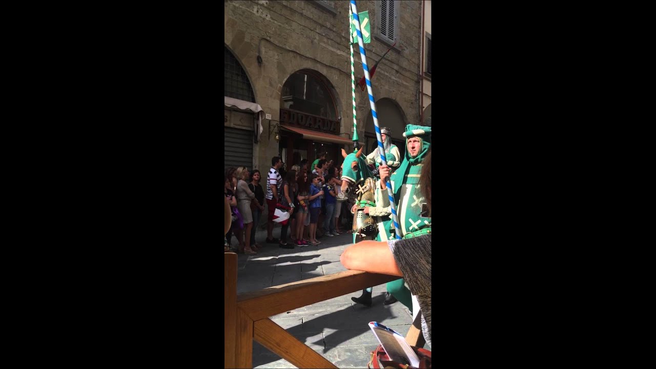 Parade before the joust in Arezzo, Italy.