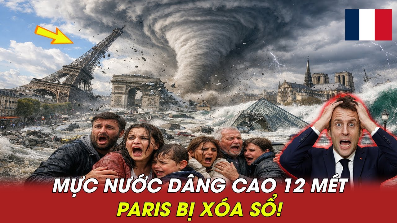 ĐẠI HỒNG THỦY PARIS - Đập Vỡ Sông Seine Nuốt Chửng 2 Triệu Dân