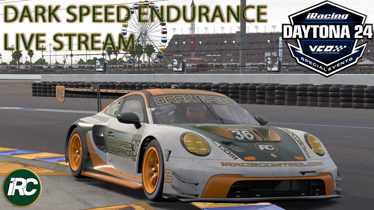 iRacing Daytona 24 Part 1 - Dark Speed Endurance Live Stream: 2nd Split