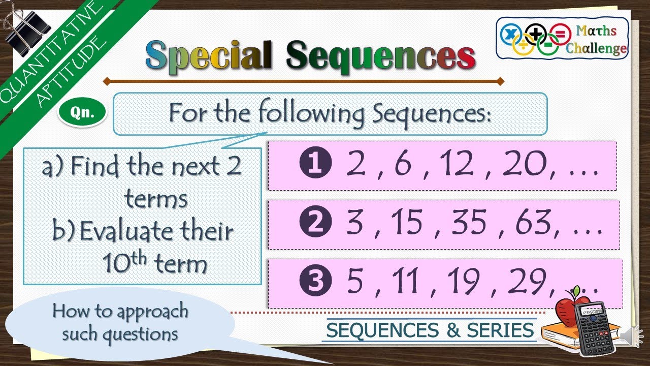 Decode the given Sequences (Quantitative Aptitude Lesson)