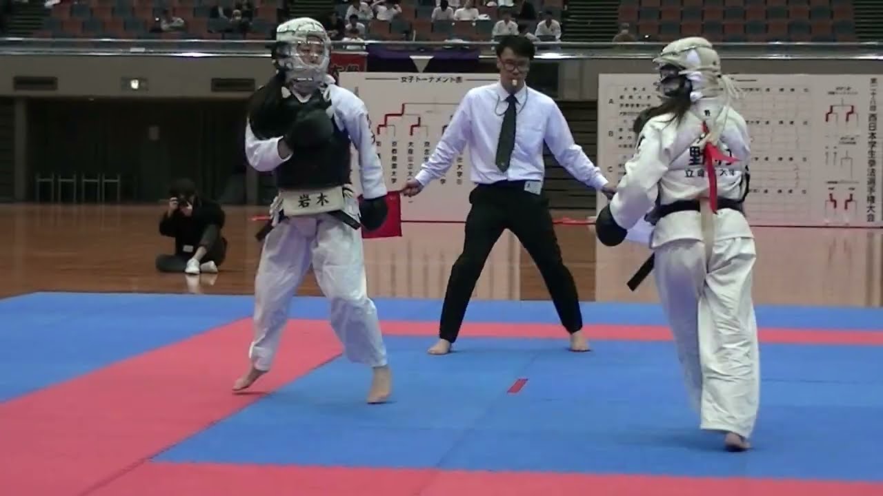 日本拳法2025西日本学生拳法選手権大会 女子決勝戦 関西大学 VS立命館大学 概要欄をチェックお願いします。@nipponkenpo