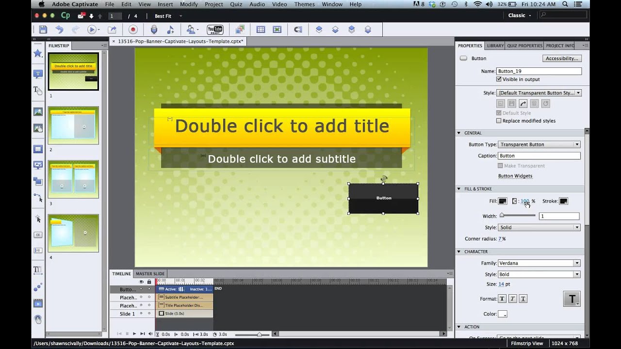 Learn how to prevent captivate slides from advancing automatically to the next.