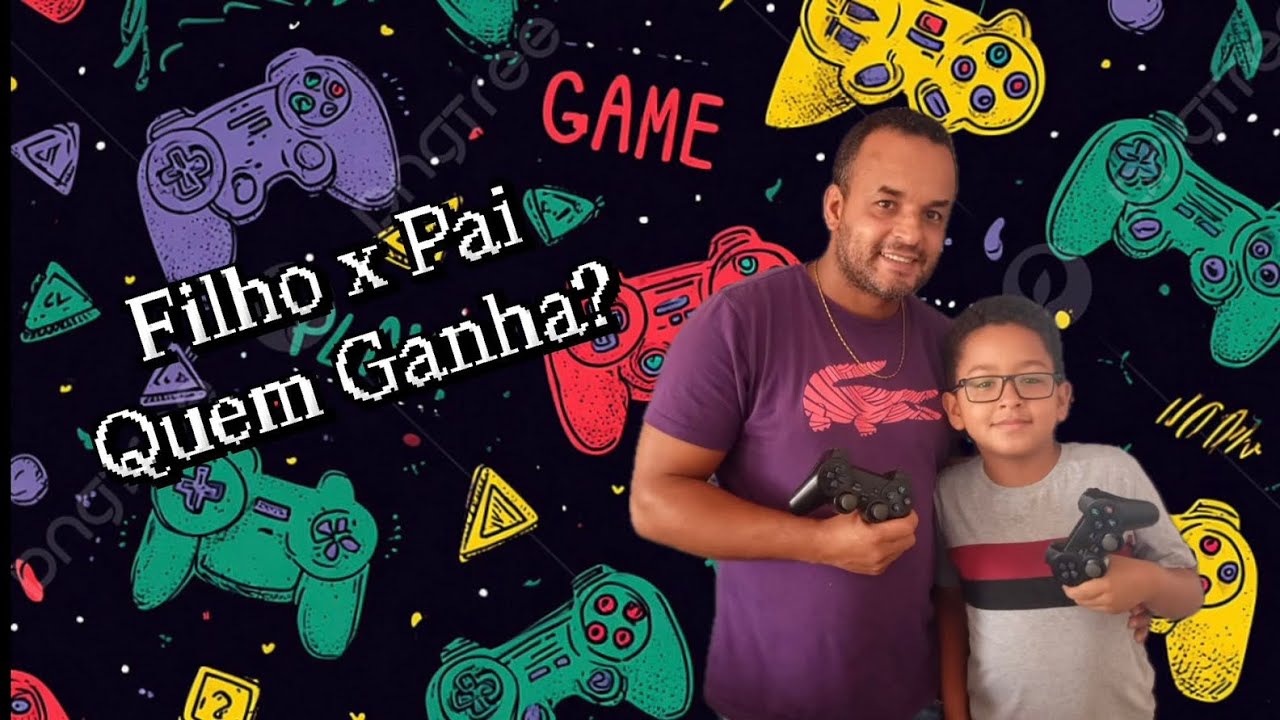 Filho x Pai Quem Ganha? 🎮😁
