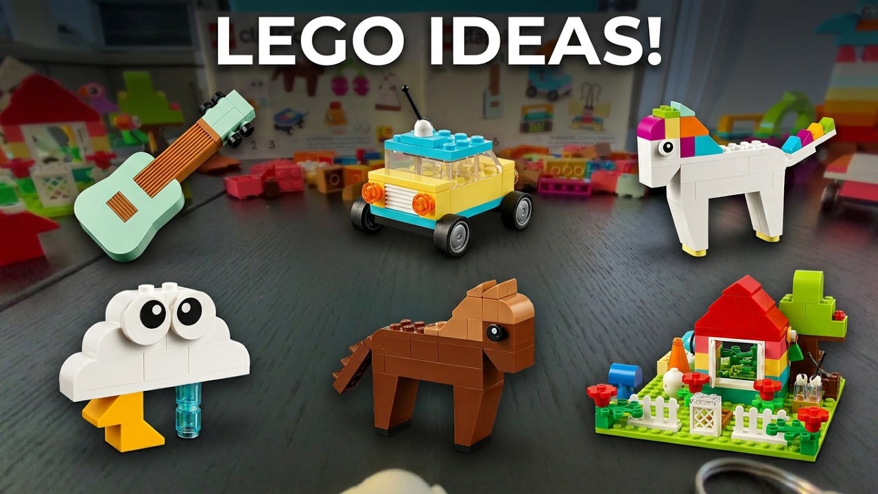 Vlog: 🏡 What I built with Lego Classic Vibrant Creative Brick Box (11038) 2024