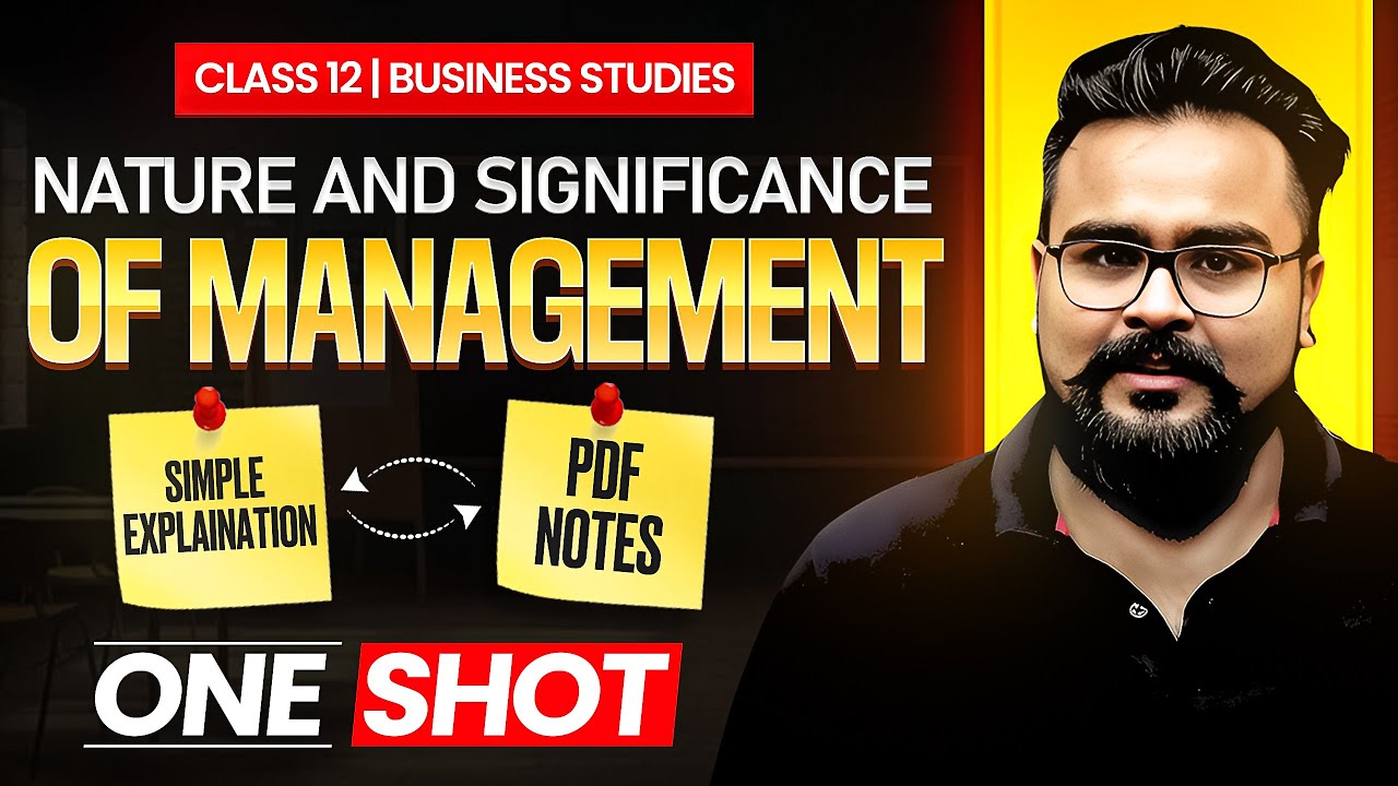 Nature and Significance of Management Class 12 One Shot | Business Studies By Gaurav Jain