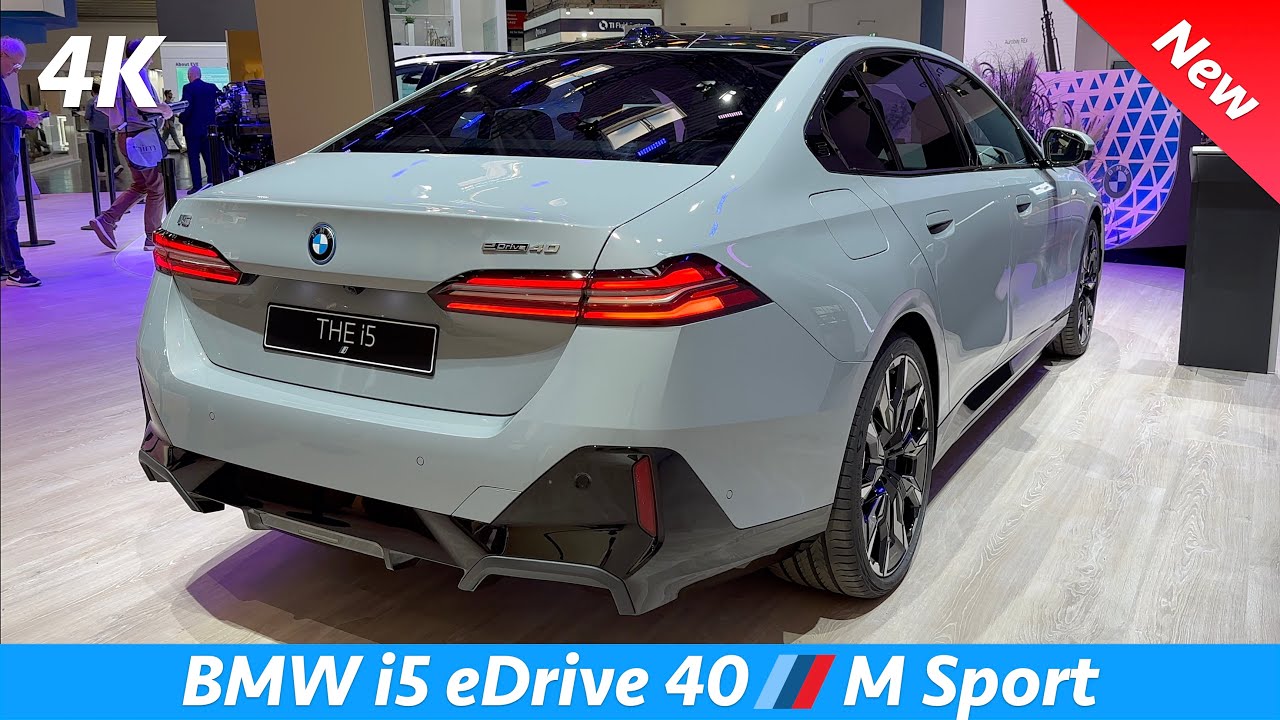 BMW i5 2024 - FULL Review in 4K | eDrive 40 M Sport (Brooklyn Gray Metallic)