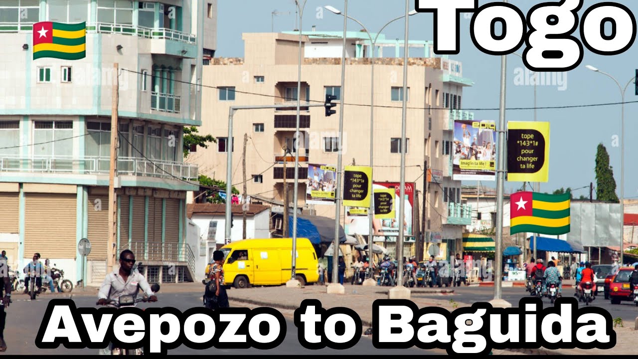 Beautiful African city. Ride through Avepozo to Baguida Lom&eacute; Togo 🇹🇬🇹🇬