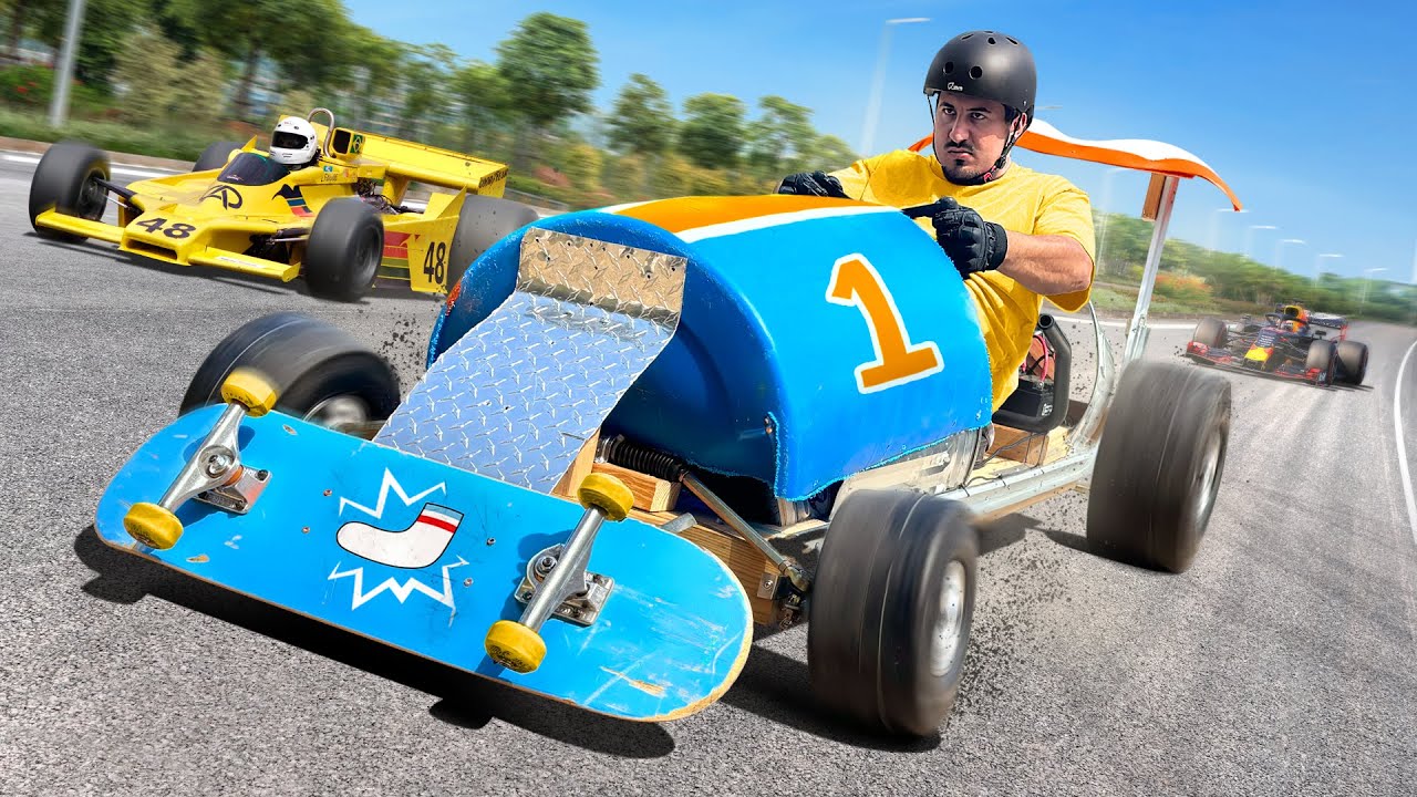 I Built an F1 Car out of Trash!