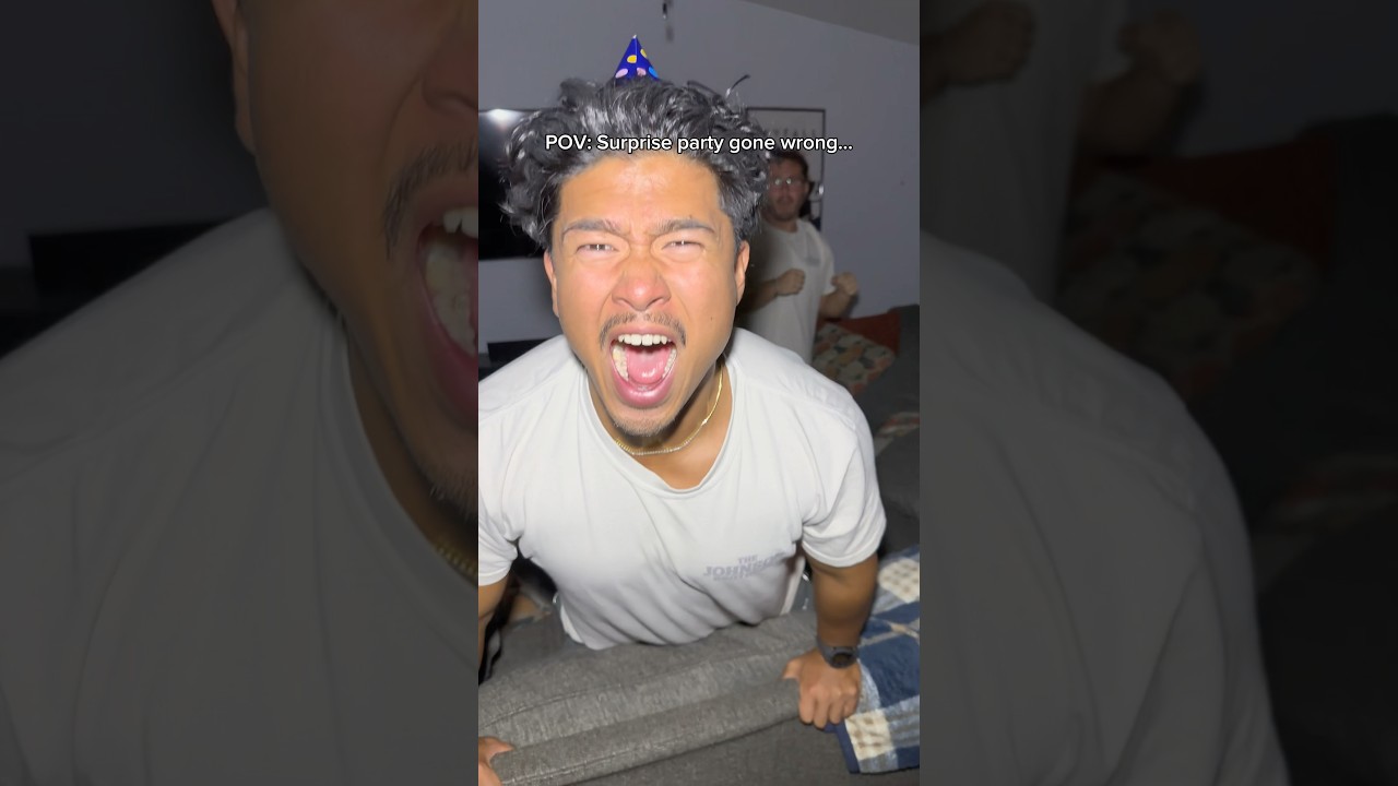 POV: Surprise party gone wrong… 
