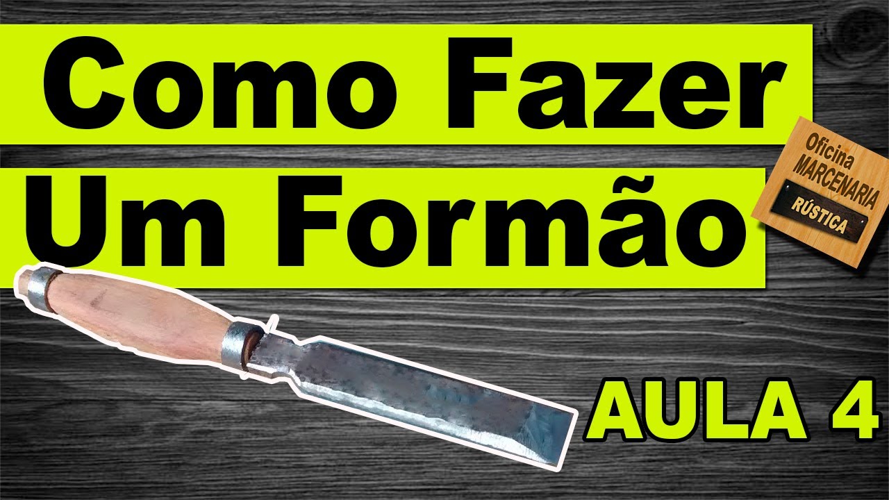 Como fazer um formão caseiro em madeira diy faça você mesmo oficina marcenaria rustica life hacks