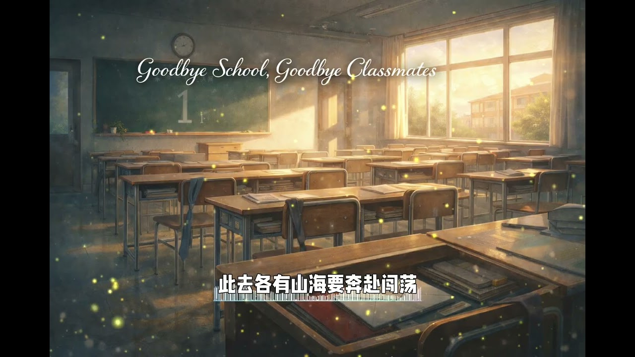 《教室辞行》｜毕业季典礼歌曲｜我们只是先走出了教室
