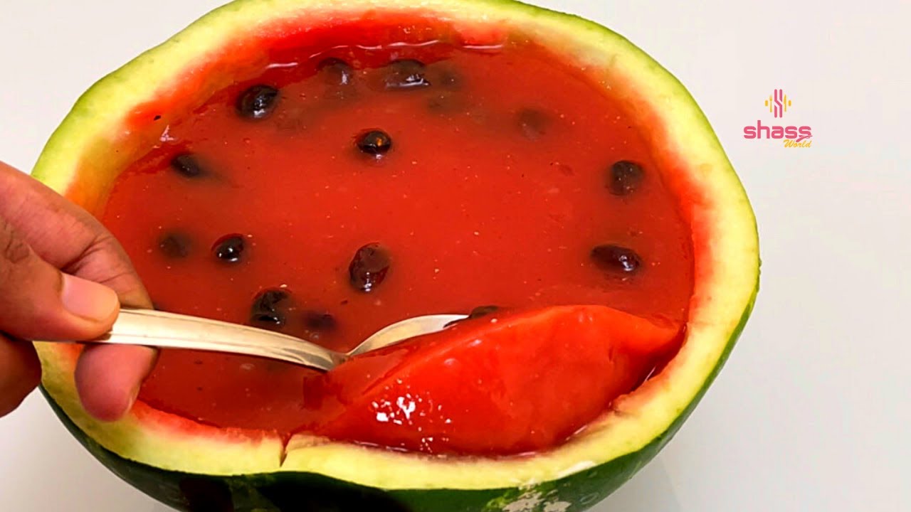 Watermelon Pudding | Watermelon Recipe | Ramadan Special Recipe | Iftar Recipe | SHASS WORLD 108