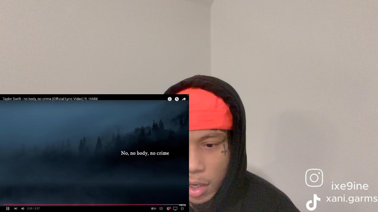 taylor swift - no body no crime ft. haim *reaction!!