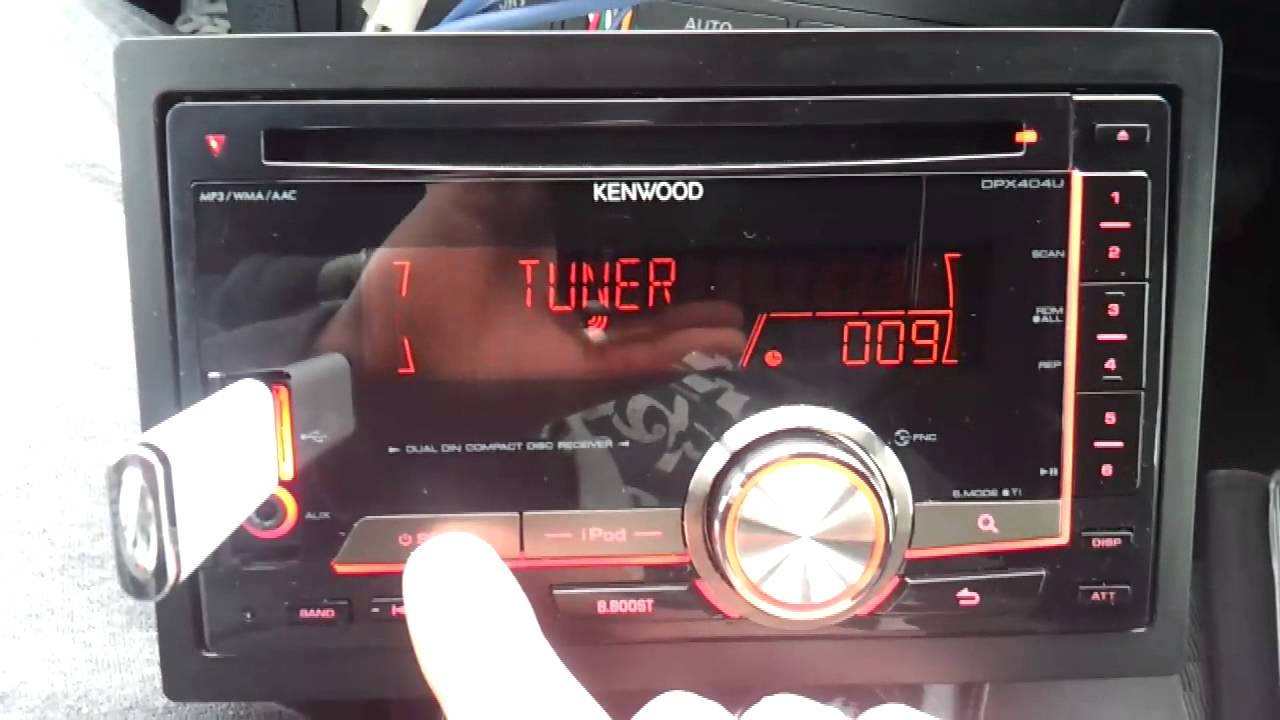 Kenwood  dpx 404u 2-DIN CD/USB-Receiver with iPod control