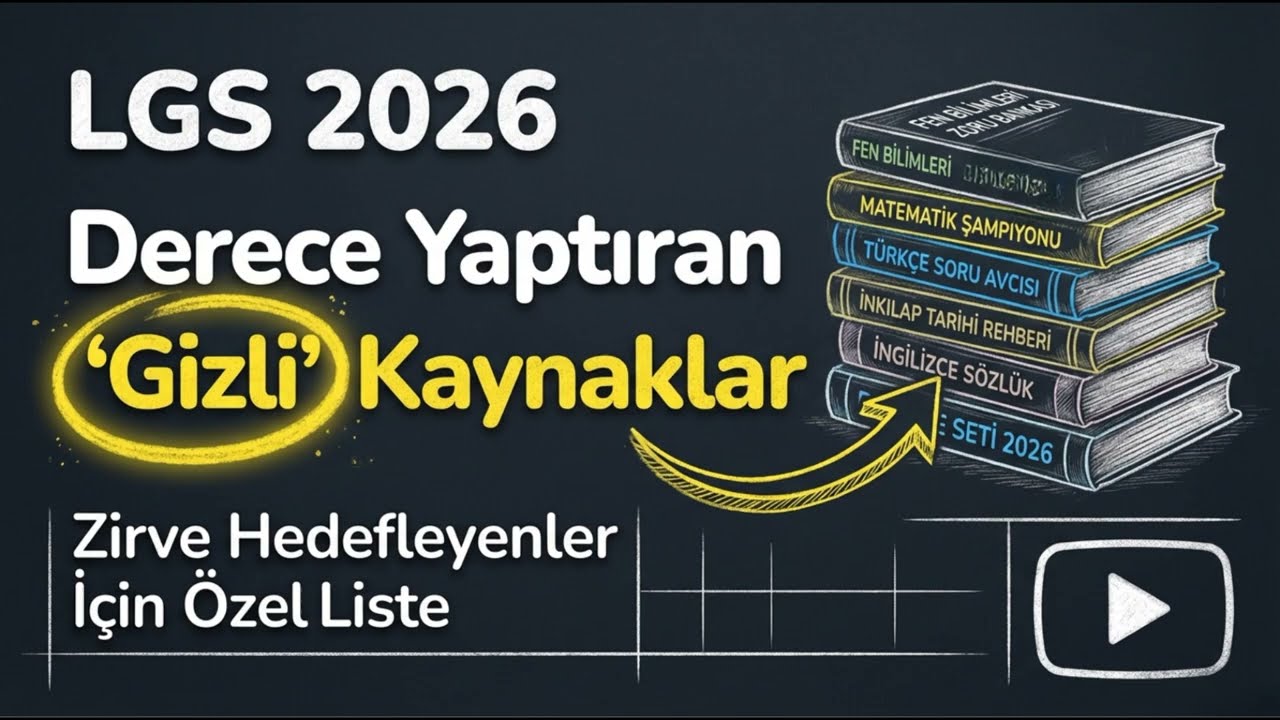 LGS’de Derece İsteyenlerin Kullandığı Kitaplar