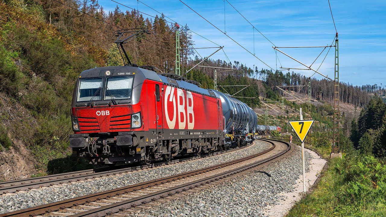 Dampfsonderzüge Schiefe Ebene, HHPI EuroDual, VT 798, ÖBB, Rheincargo uvm. auf der Frankenwaldbahn