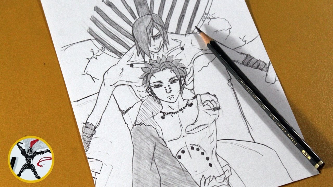how to draw pain akatsuki and nagato step by step