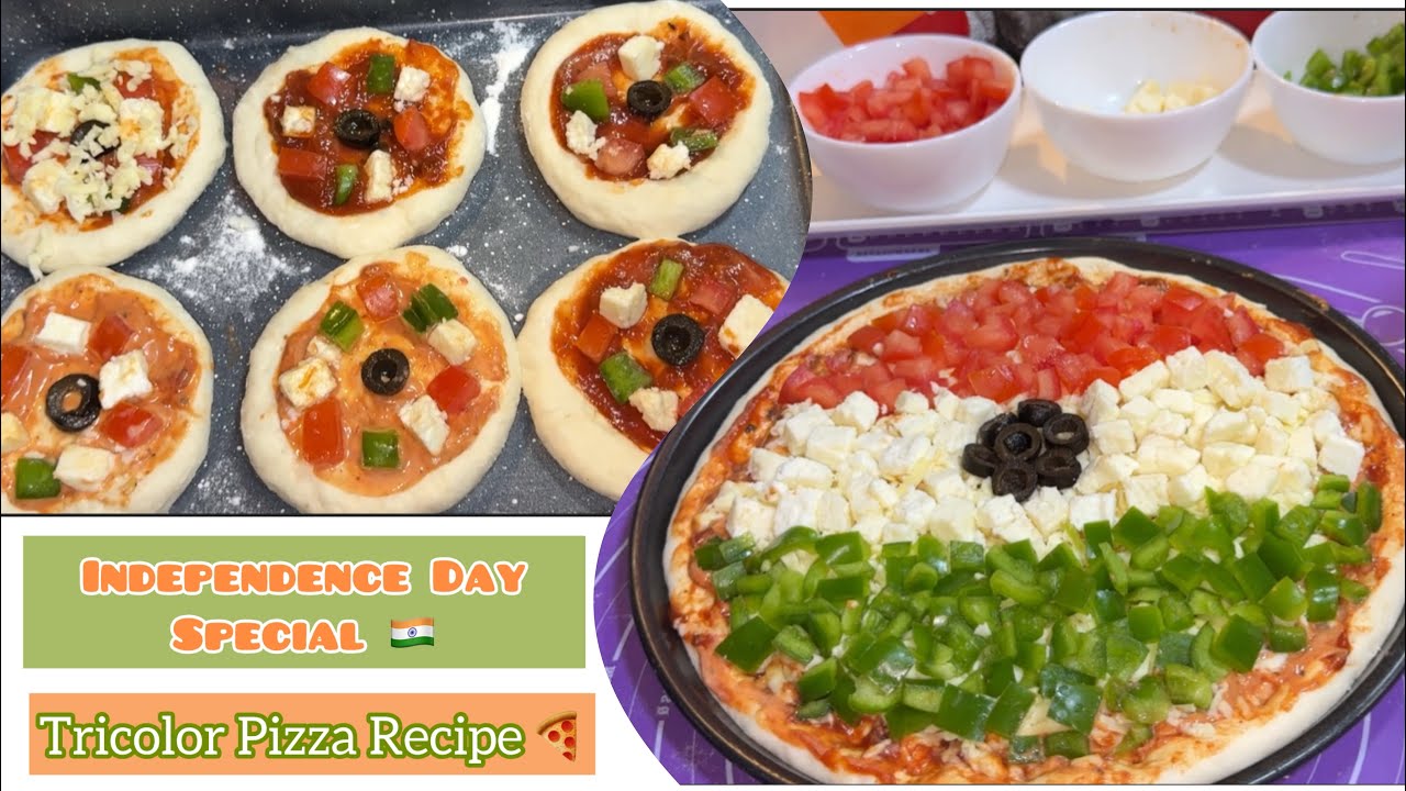Independence Day Special Tricolor Pizza Recipe🇮🇳 | Yummy￼ Mini Pizzas🍕For Party Snacks | Saba Mushir