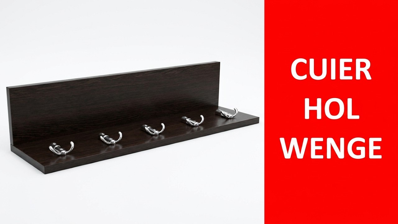 Cuier de hol cu suport (Wenge) Unboxing