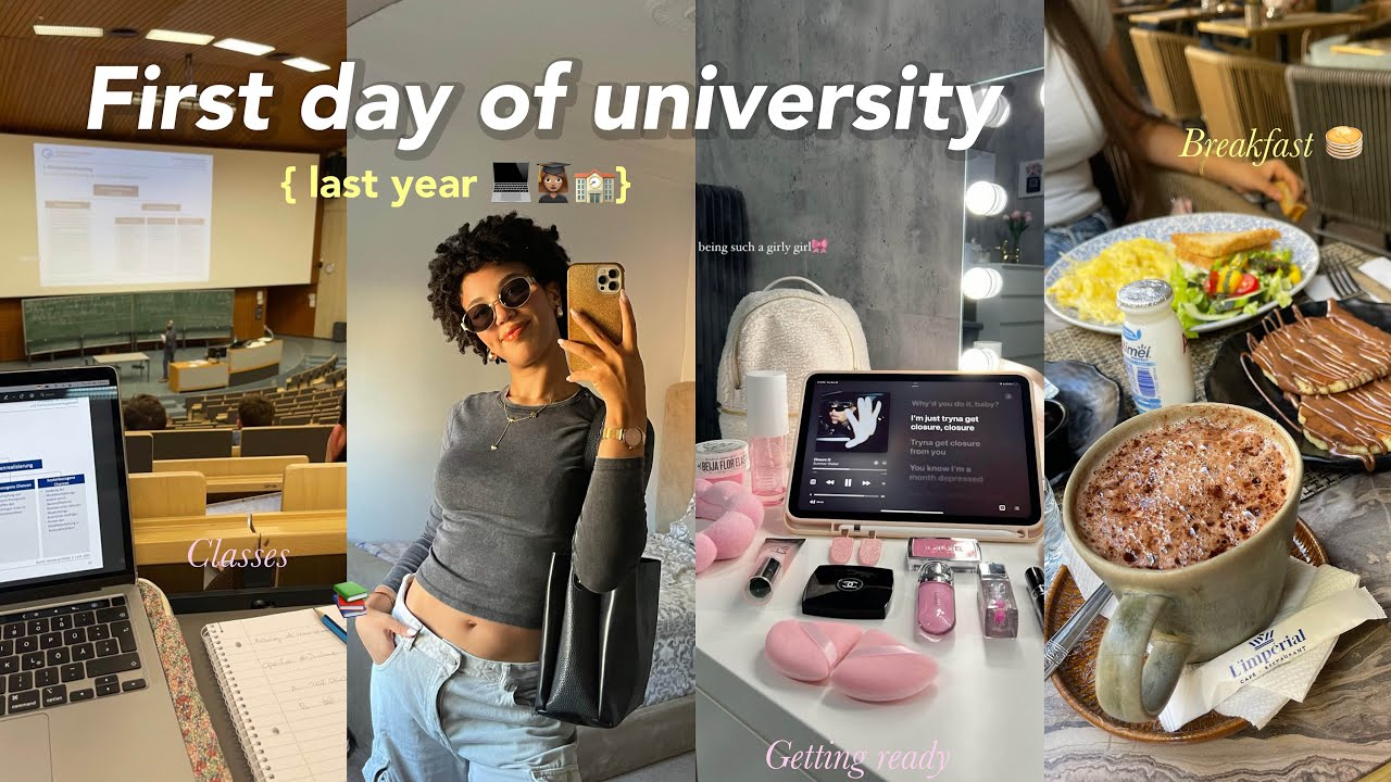 First day of university 🏫👩🏽‍🎓: تجهزو معي لأول يوم جامعة 💻📚🎀 ( اخر عام )