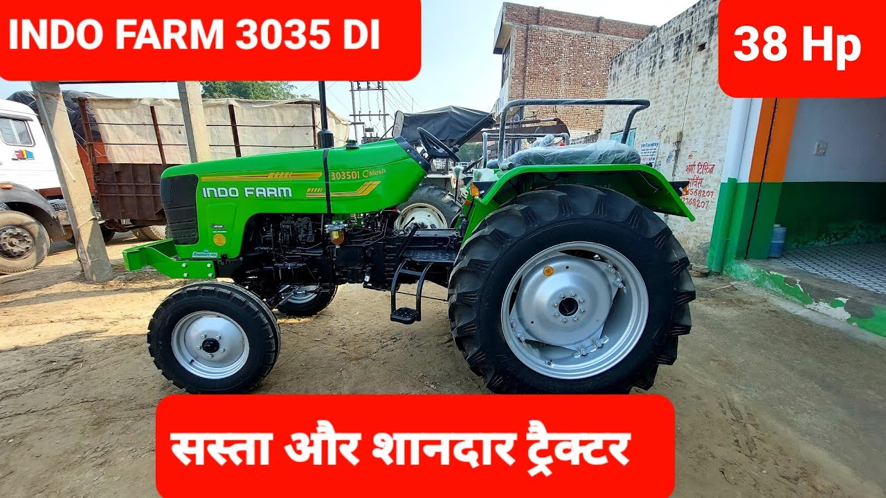 Indo Farm 3035 DI Full Review।  सस्ता और बढिया tractor। 38 HP ।