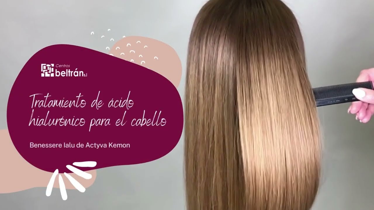 Tratamiento de ácido hialurónico para el pelo Benessere Ialu de Actyva Kemon en prótesis capilar