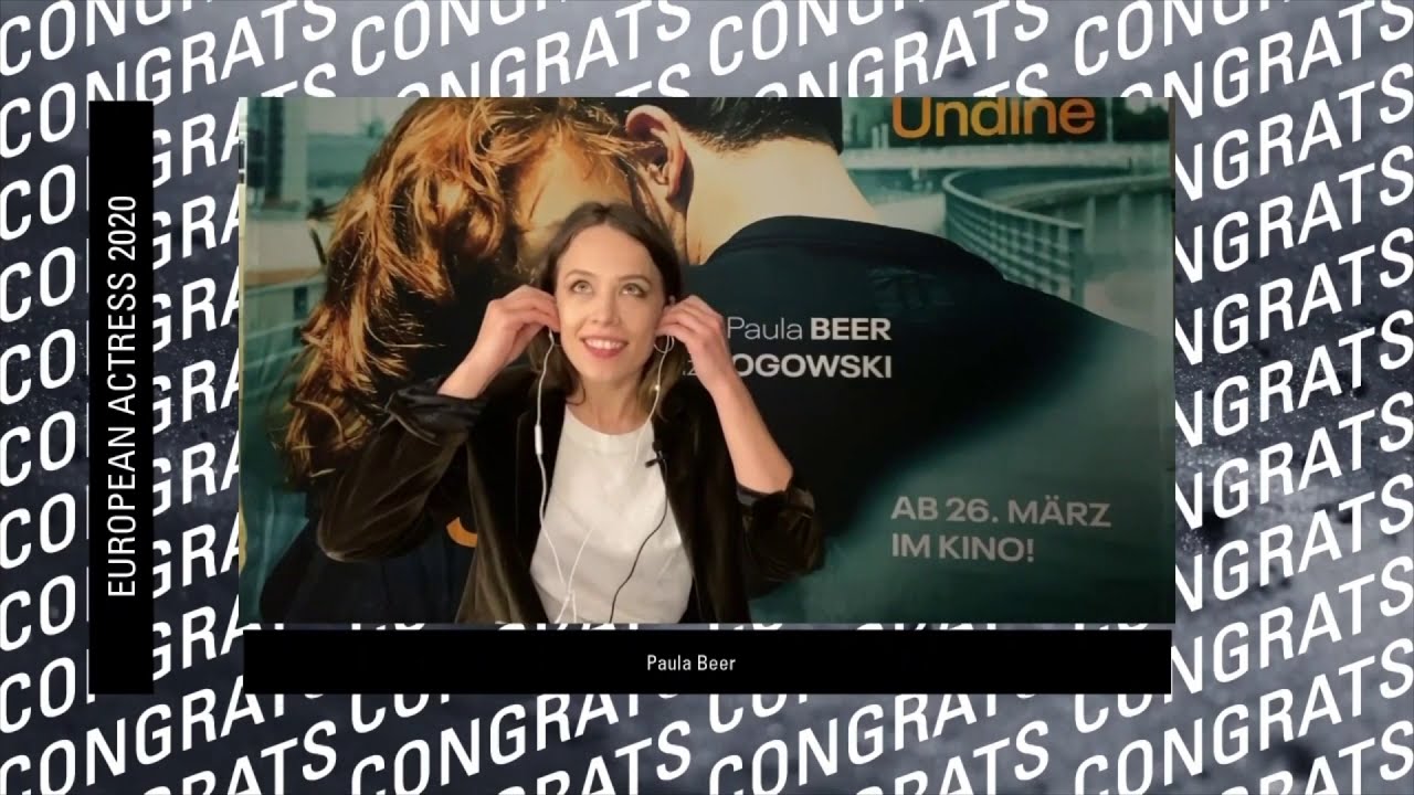 Paula Beer - European Actress 2020 for UNDINE