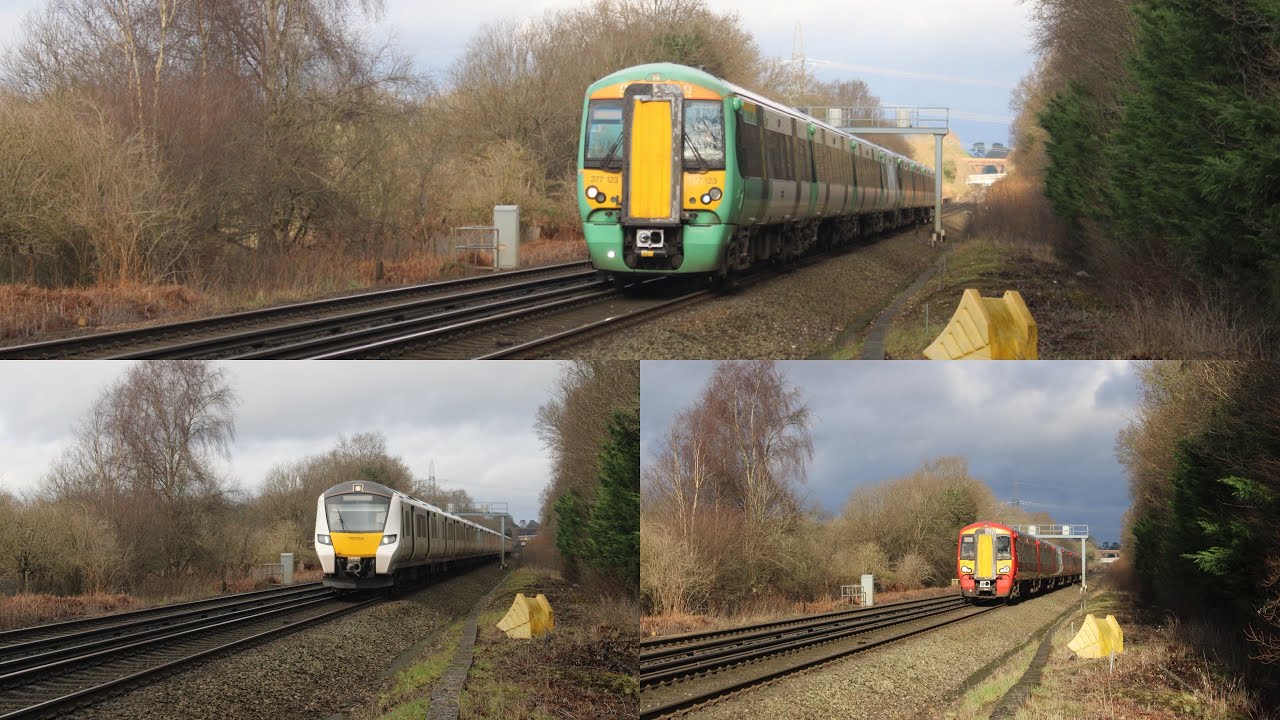 Trains at Bedelands foot crossing 06/01/2025