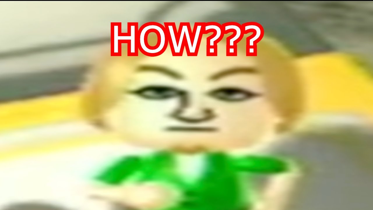 Этот Mii подкупил Фила в игре Wii Party...
