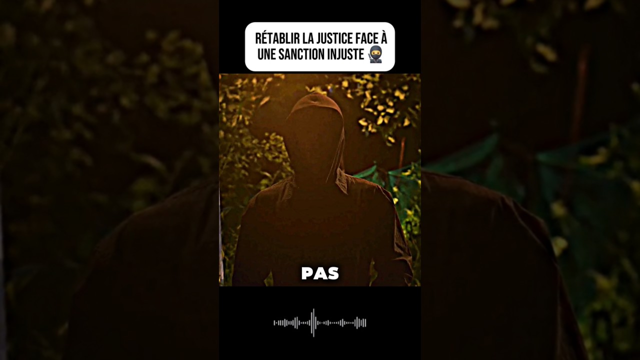 Rétablir la justice face à une sanction injuste 