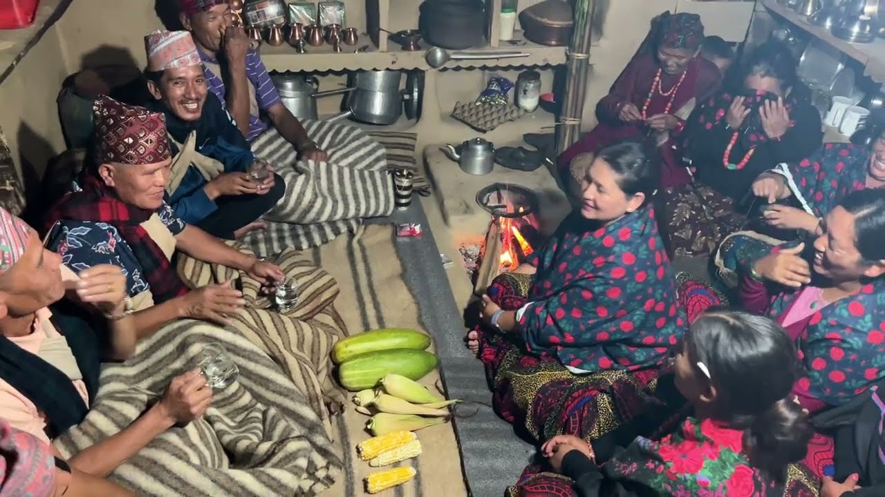 गुरुङ जातिको लोप हुदै गइरहेको रोधी संस्कृति॥मयुमैले ल्याइदिनुभएको कोसेली खॅादै#gurungculture#nepal