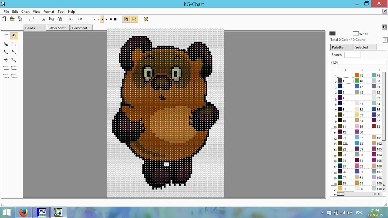 Программа по бисеру  -   KG-Chart Pro for Bead Weaving