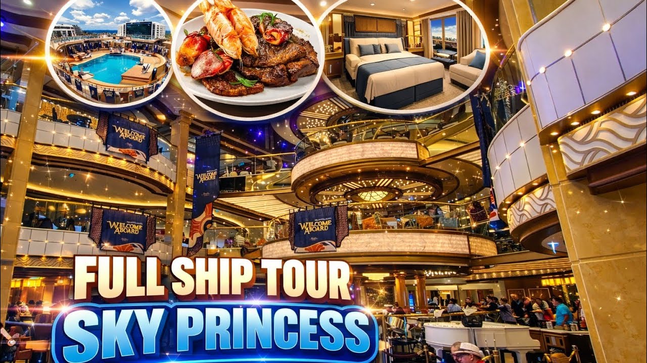 Внутри Sky Princess: полный обзор корабля с нашим обзором