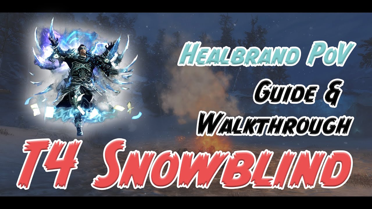 GW2 - T4 Snowblind Guide & Walkthrough - Healbrand PoV w/ Live Commentary